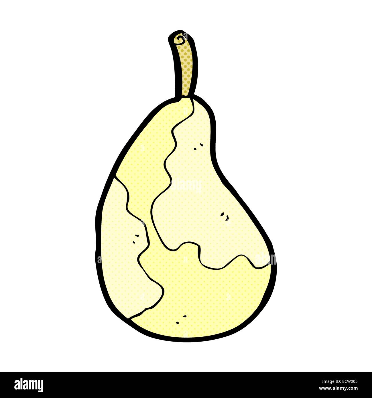 retro comic book style cartoon pear Stock Vector Image & Art - Alamy