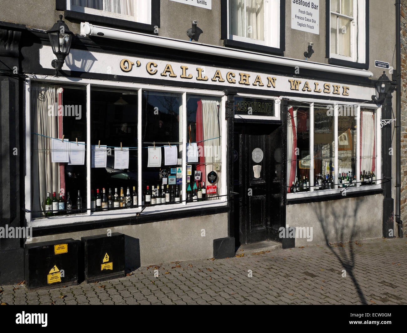 The O'Callaghan Walshe Seafood Restaurant at Rosscarbery, County Cork, Ireland. Stock Photo