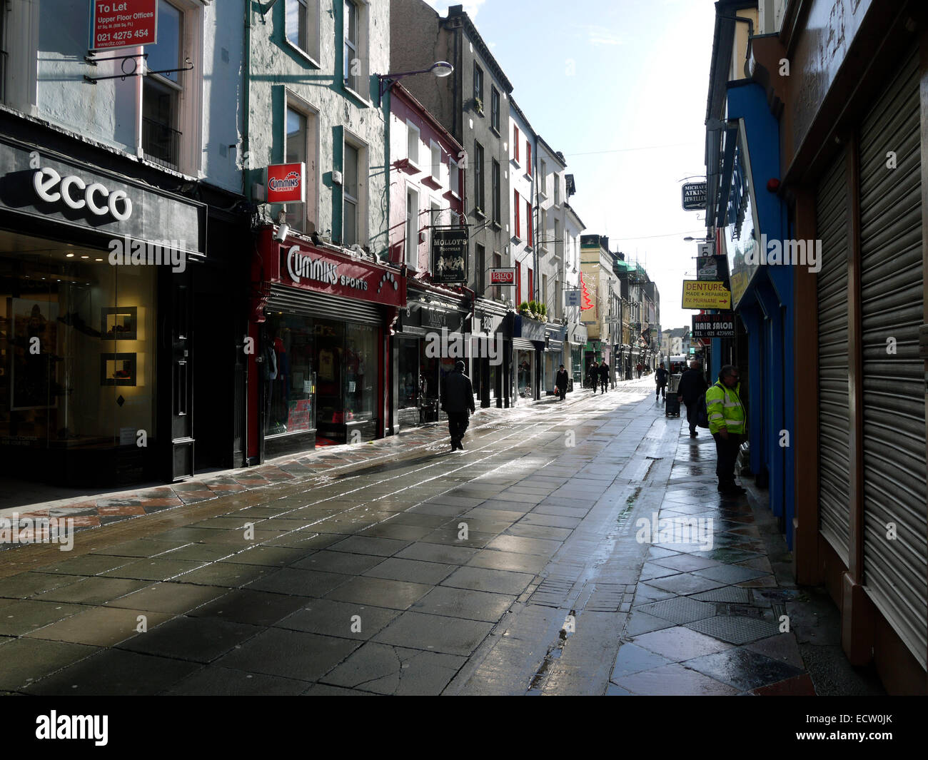 Shops in Princes Street, Cork, Ireland Stock Photo Alamy