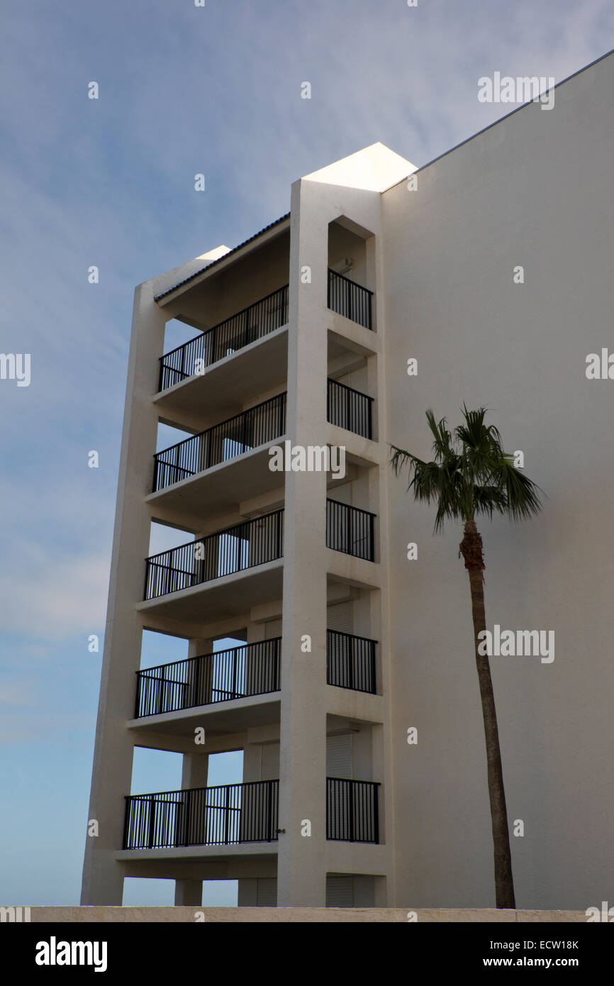 High rise condos and apartments line the beach at South Padre Island