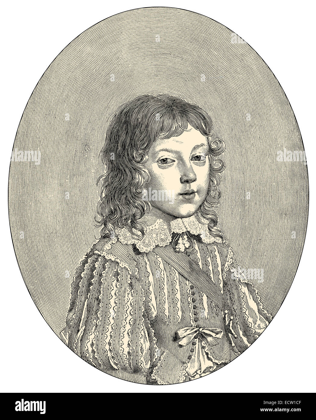 Portrait of Louis XIV as a child, Louis le Grand, 1638 - 1715, King of ...