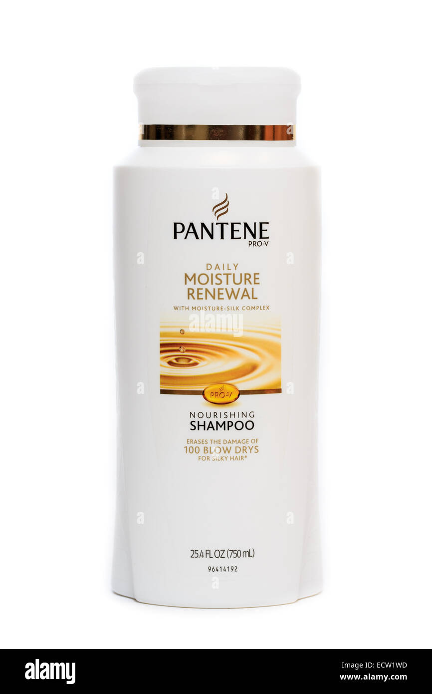 Pantene Daily Moisture Renewal Shampoo Stock Photo