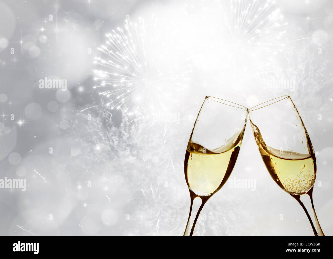 holiday champagne glasses