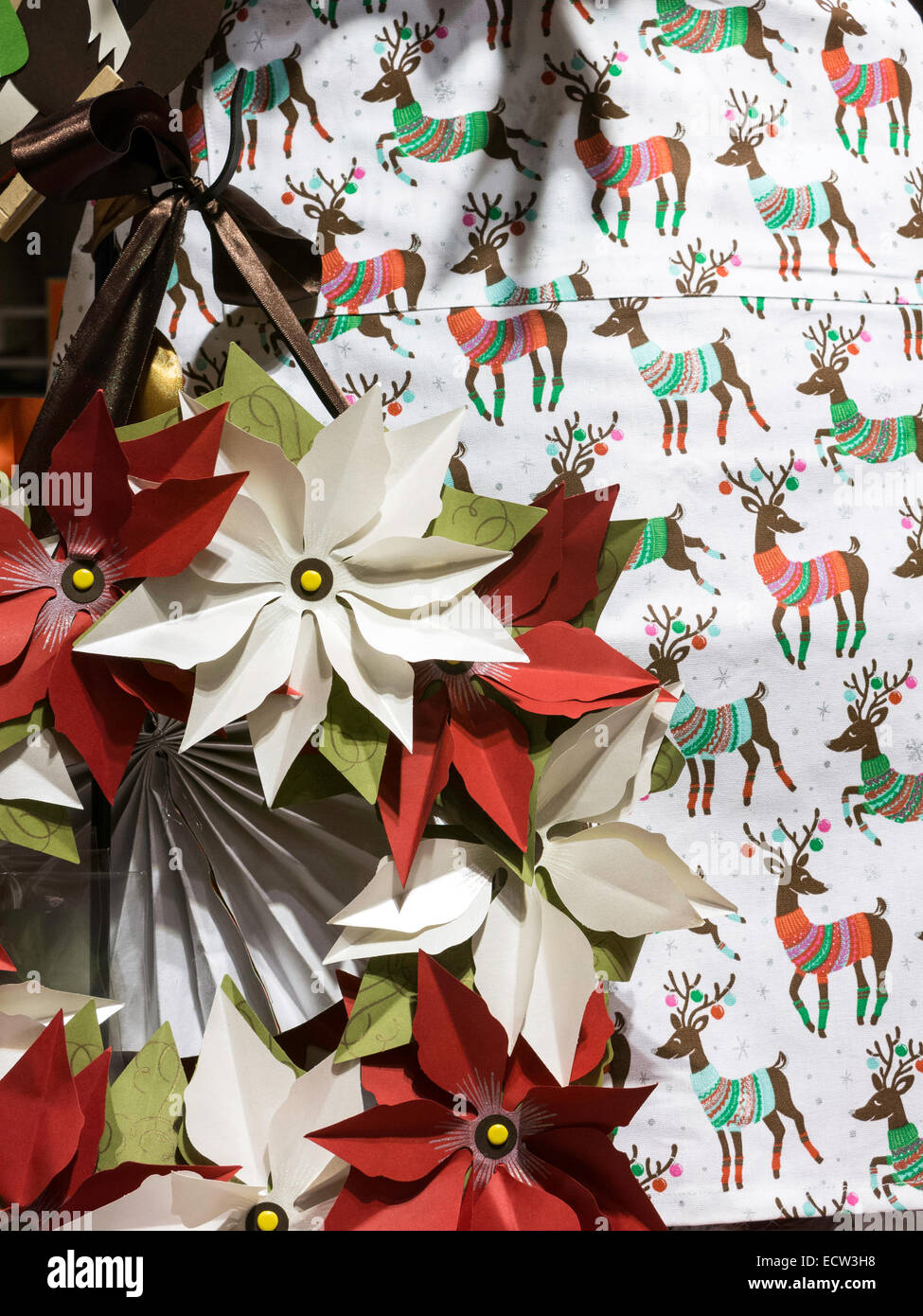 Decorative Holiday Paper Display Stock Photo Alamy