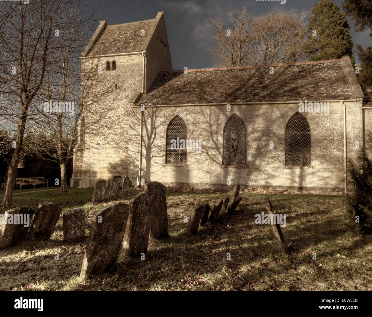 St Marys Church Ardley, Oxfordshire, England, United Kingdom Stock Photo