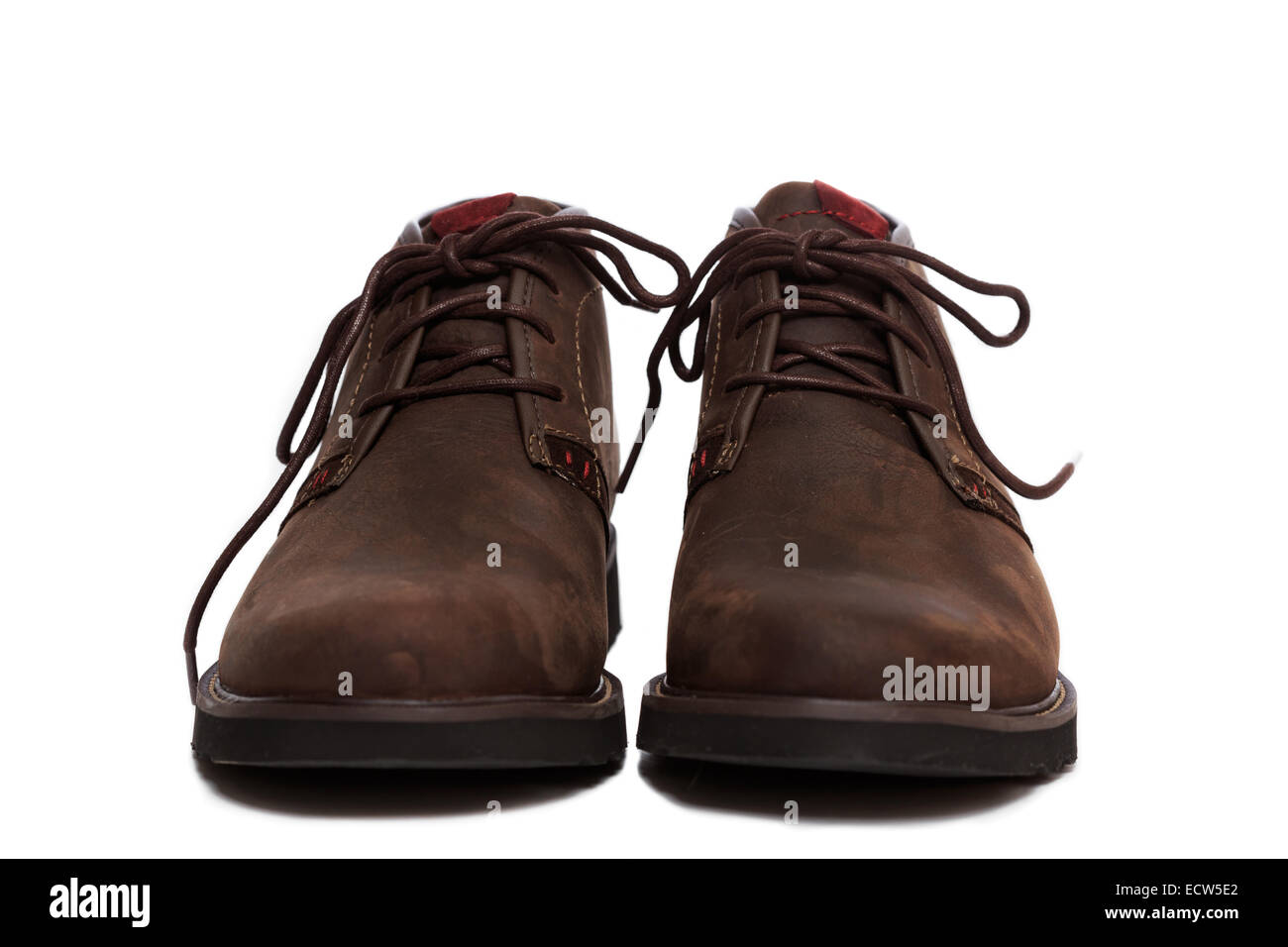 A pair of brown Chukka Boot shoes Stock Photo