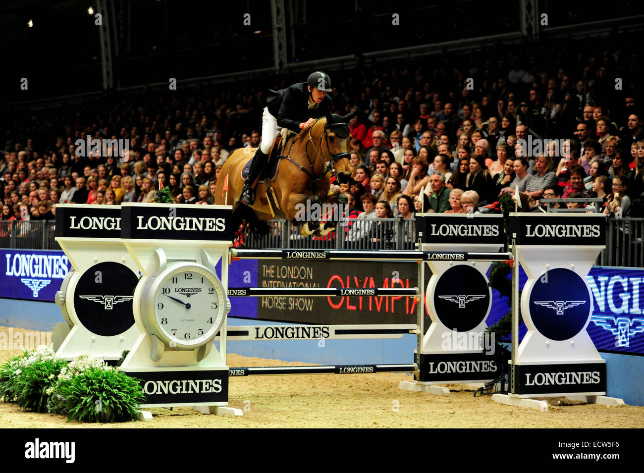 London, UK. 19th Dec, 2014. London Olympia Horse Show. The Longine