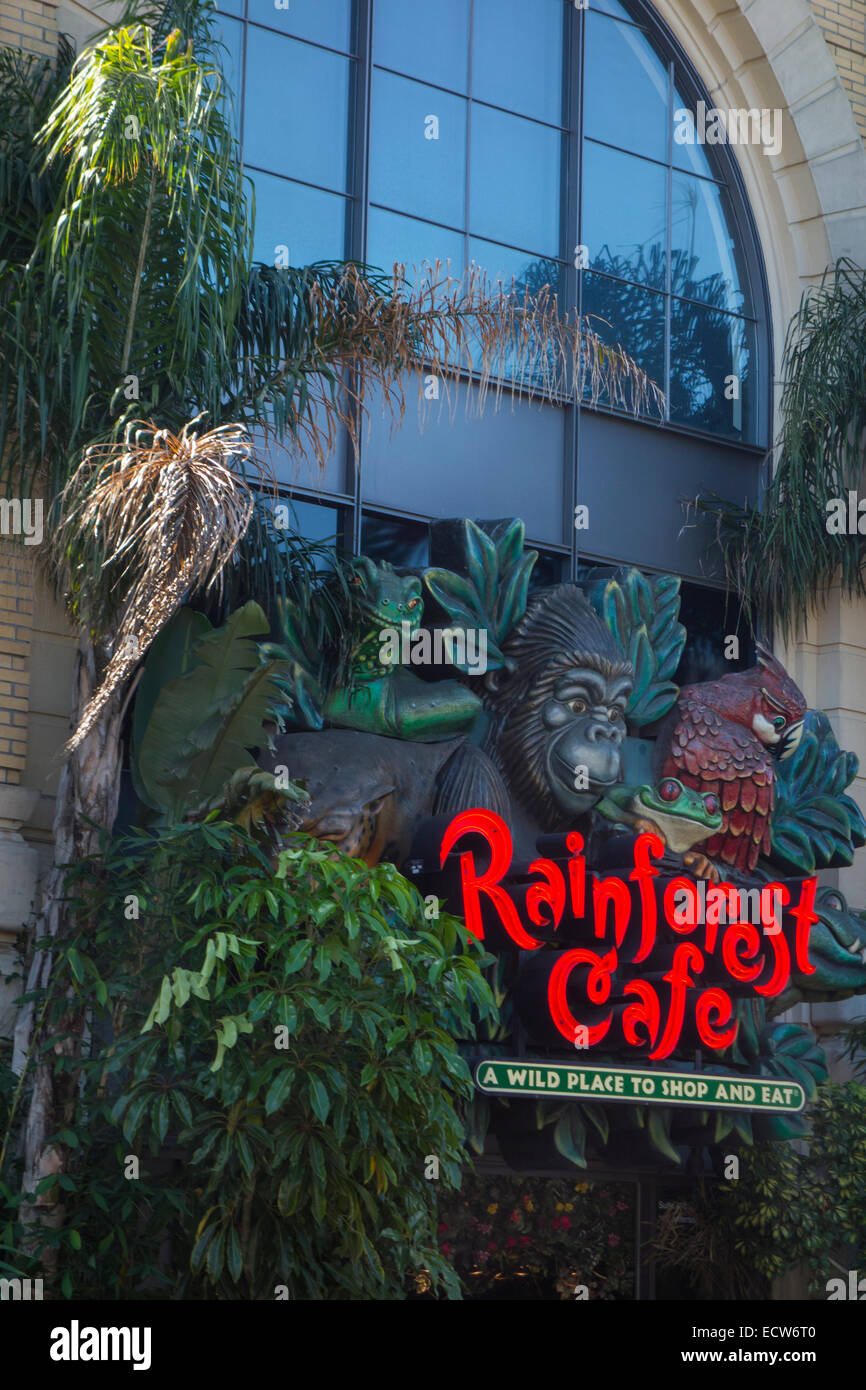Rainforest cafe San Francisco CA Stock Photo - Alamy