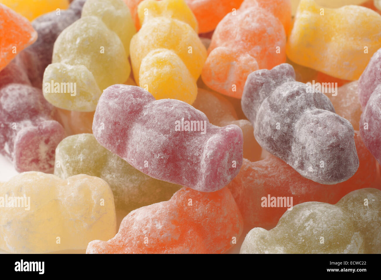 Jelly Babies a soft confectionery shaped as babies in a variety of ...