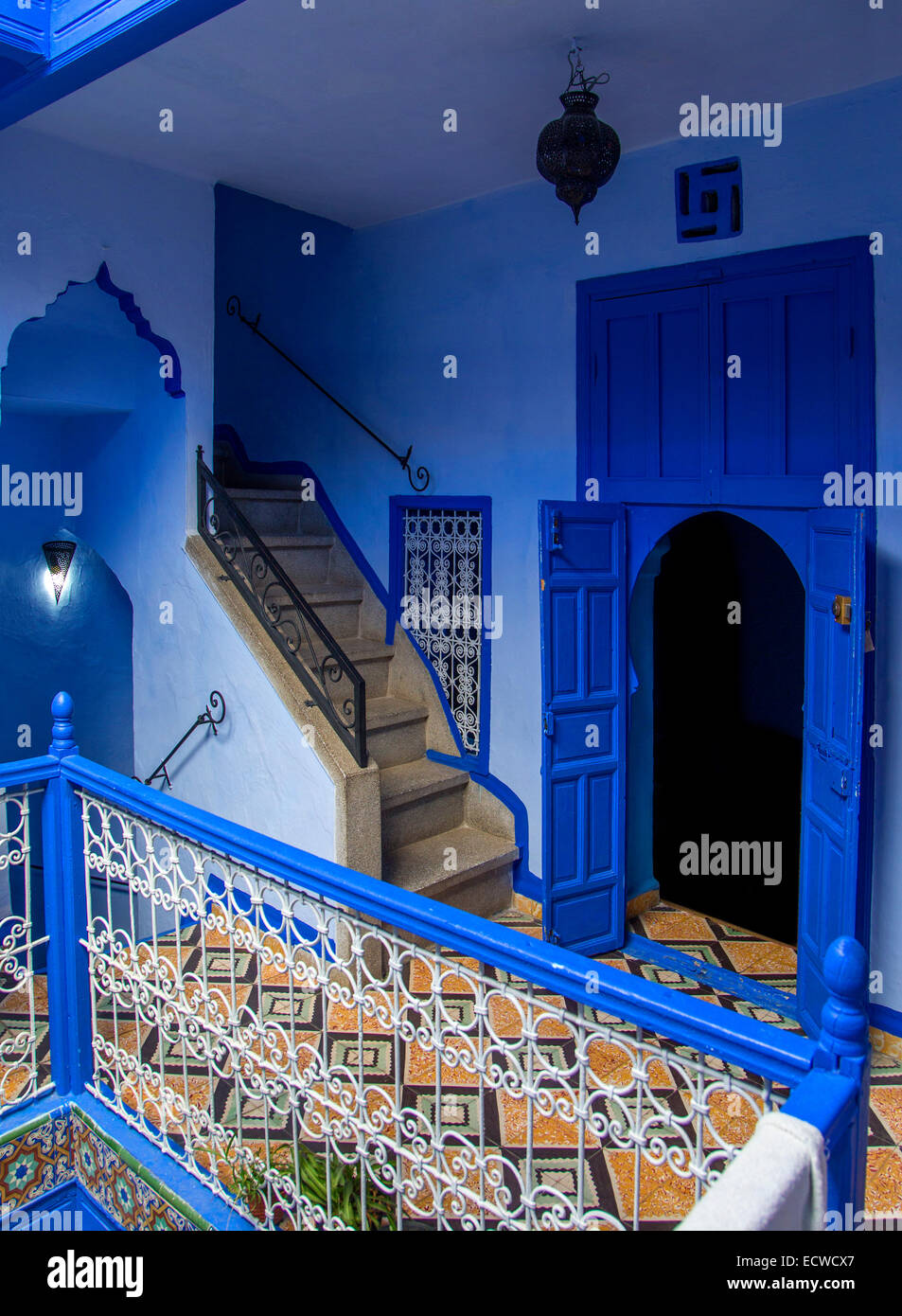 Chefchaouen town in Morocco Stock Photo Alamy