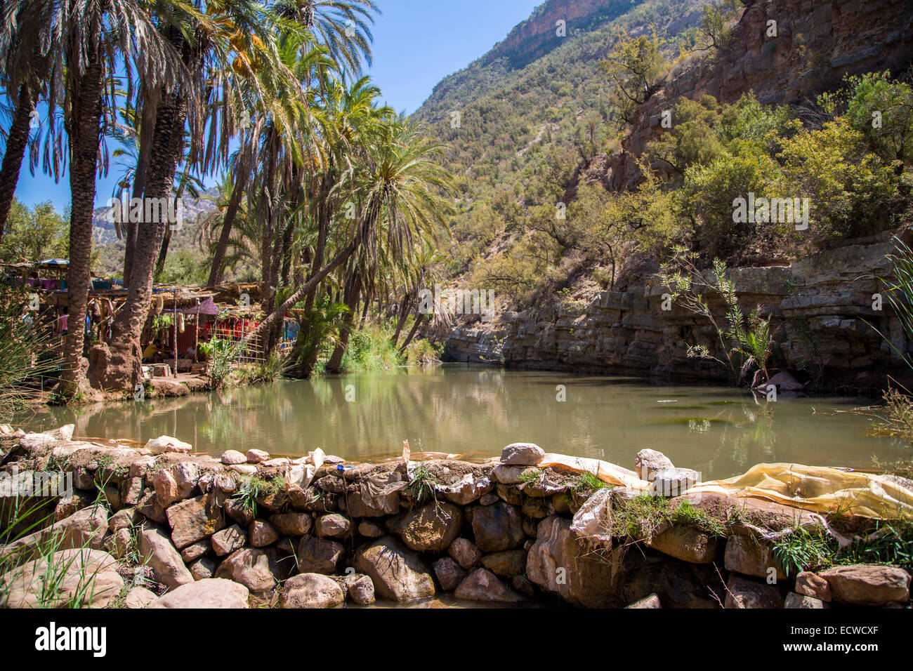 Paradise Valley in Morocco Stock Photo