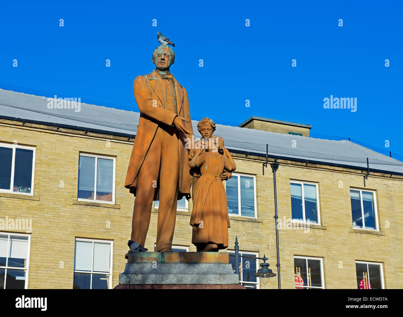 Statue of Richard Oastler, Bradford, West Yorkshire, England UK Stock