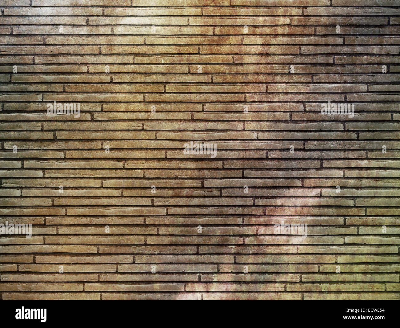 Old grunge bricks wall backround. Natural material for the design. Stock Photo
