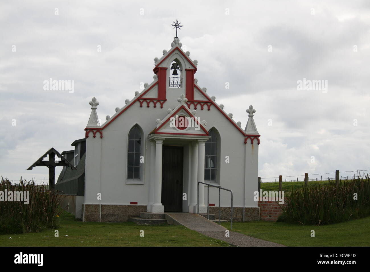 The Italian Chapel, Orkney - Second World War Building, erected by Italian POWs Stock Photo