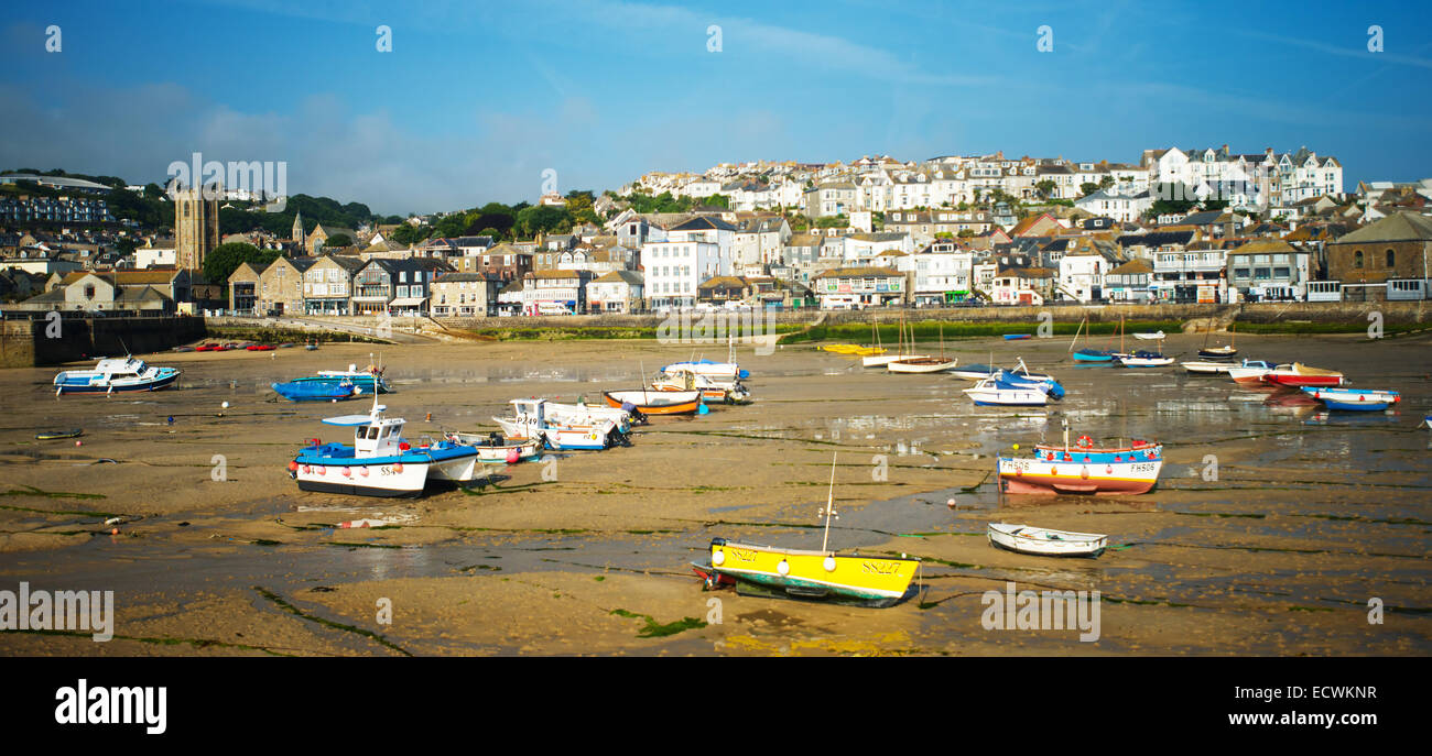 St . Ives Cornwall home of G7 Summit 2021. Stock Photo