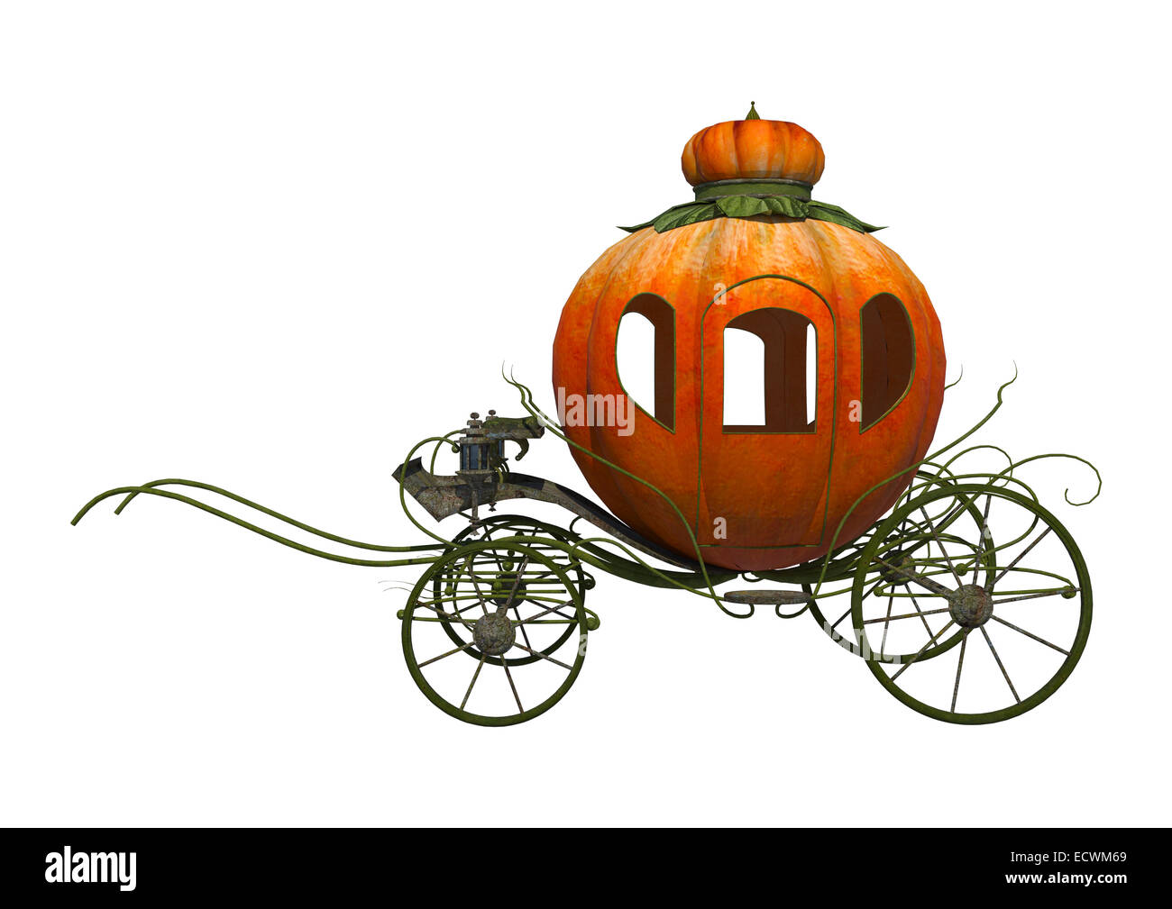 Cinderella Pumpkin Carriage Silhouette