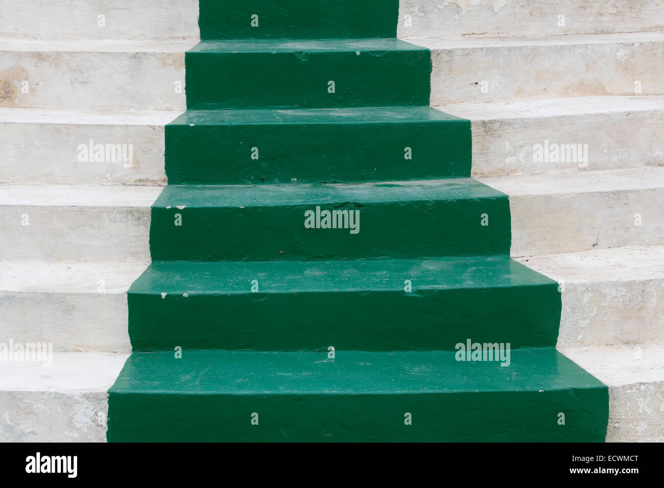 Old stone painted stairs hi-res stock photography and images - Alamy