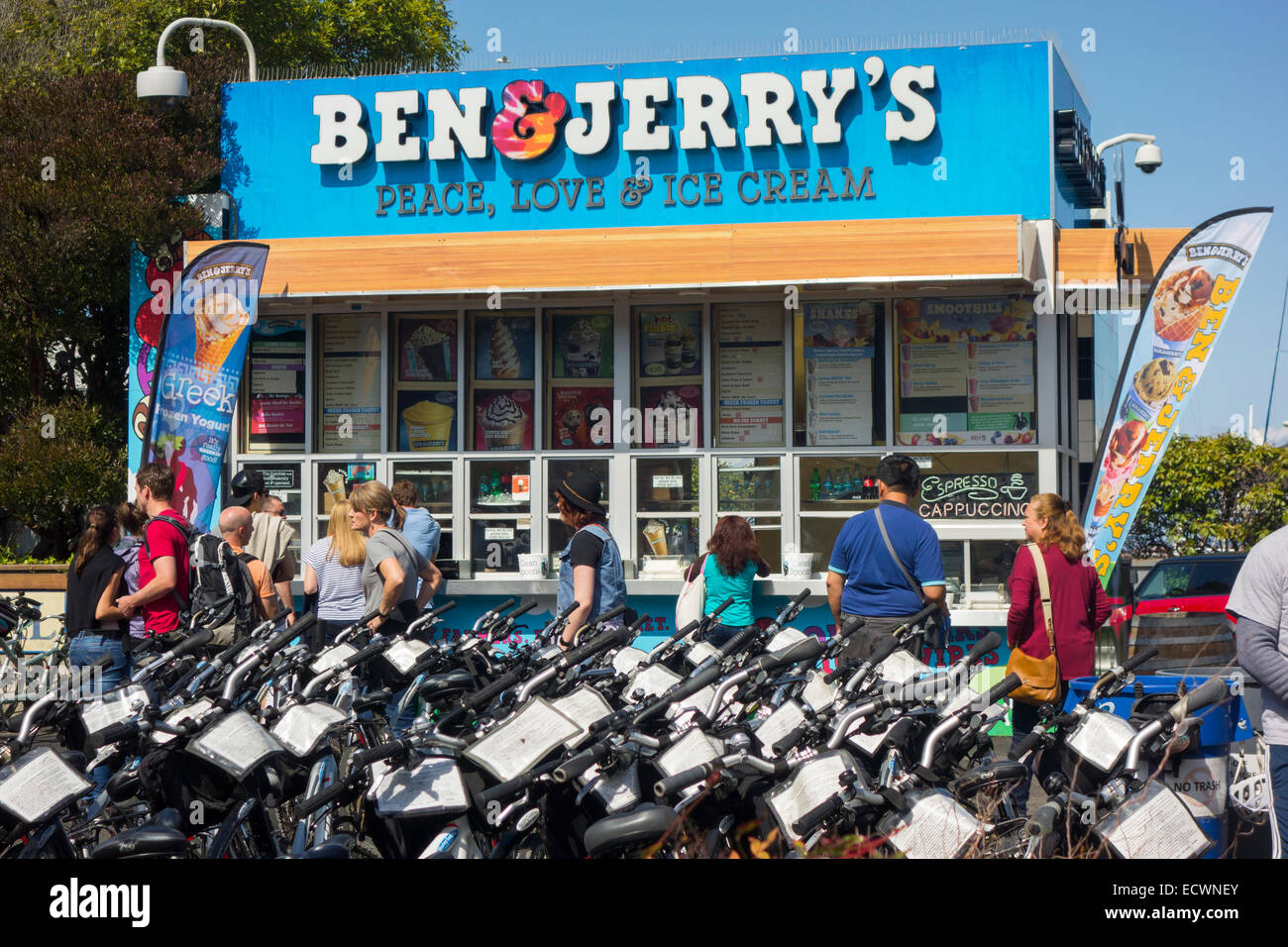 Ben & Jerry's San Francisco CA Stock Photo