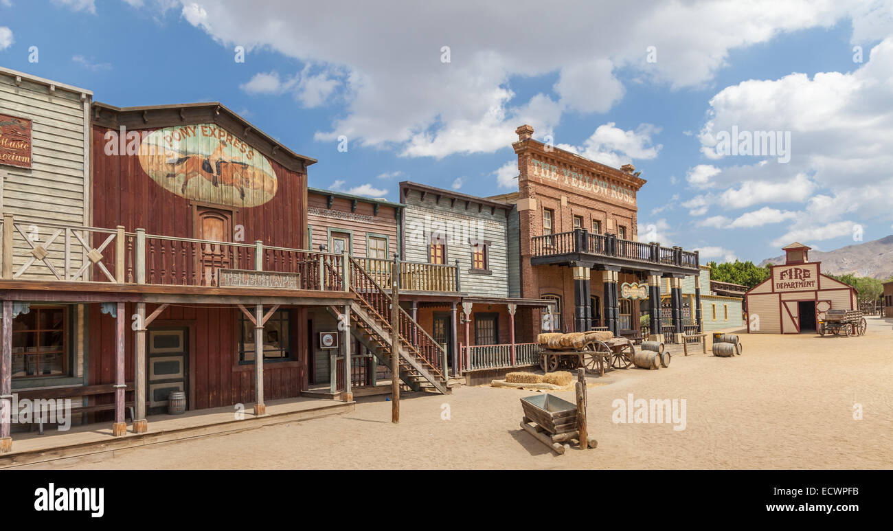Detail of an old Far West village Stock Photo 76783823 Alamy