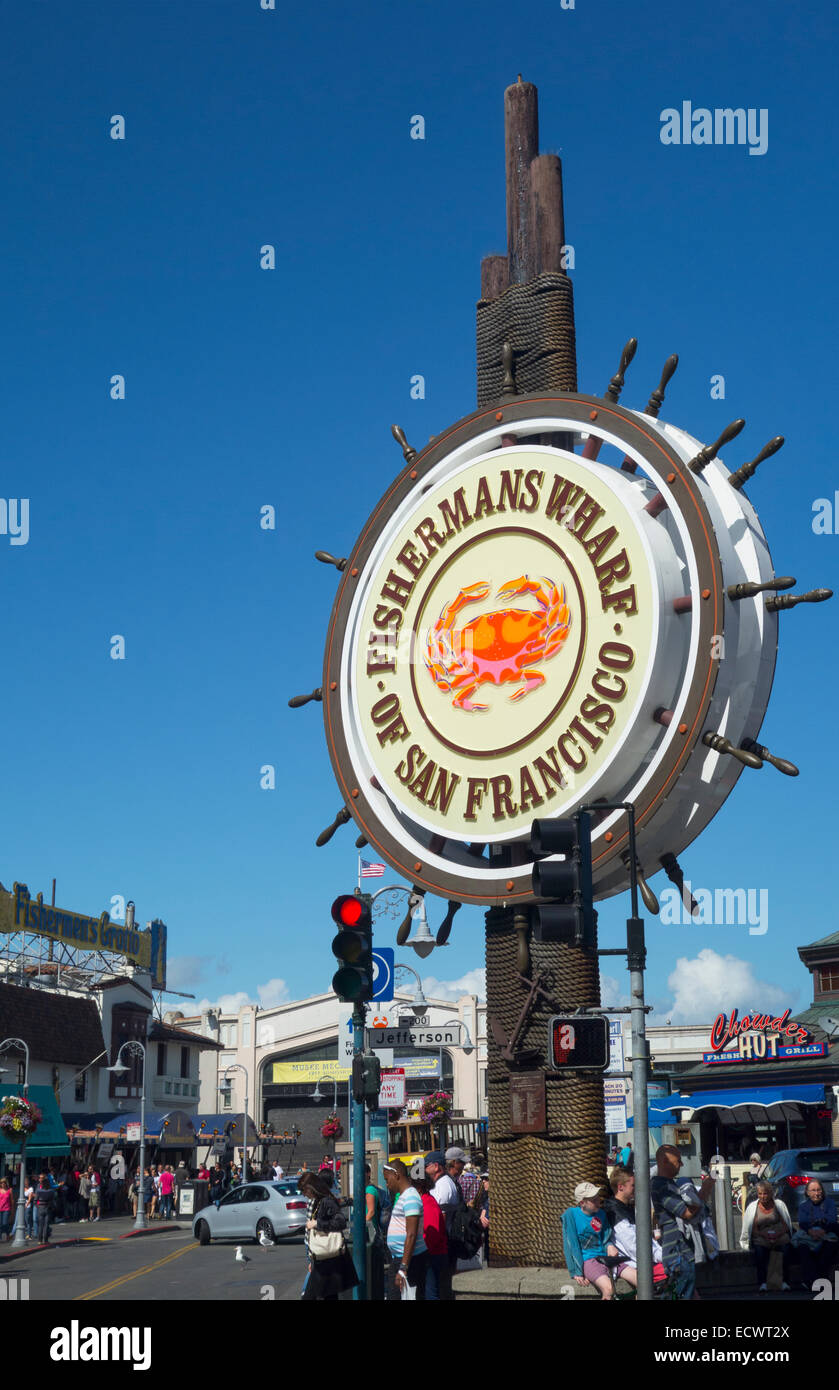 Fisherman's wharf in San Francisco CA Stock Photo - Alamy
