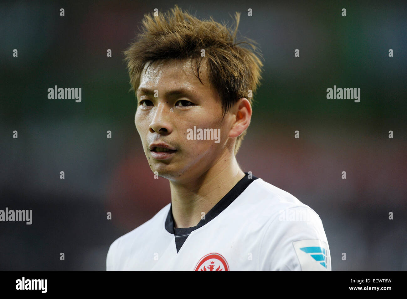 Leverkusen, Germany. 20th Dec, 2014. German Bundesliga 1, Season 2014/2015,  matchday 16, Bayer 04 Leverkusen vs Eintracht Frankfurt -- Takashi Inui  (li.) and Stefan Kie§ling (Kiessling) (Leverkusen) Credit: kolvenbach/Alamy  Live News Stock Photo - Alamy