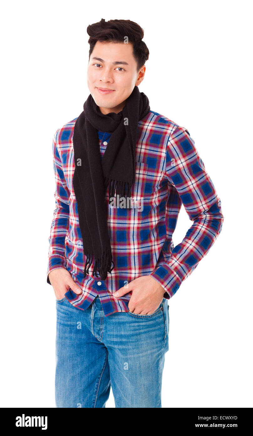Asian young smiling man hi-res stock photography and images - Alamy
