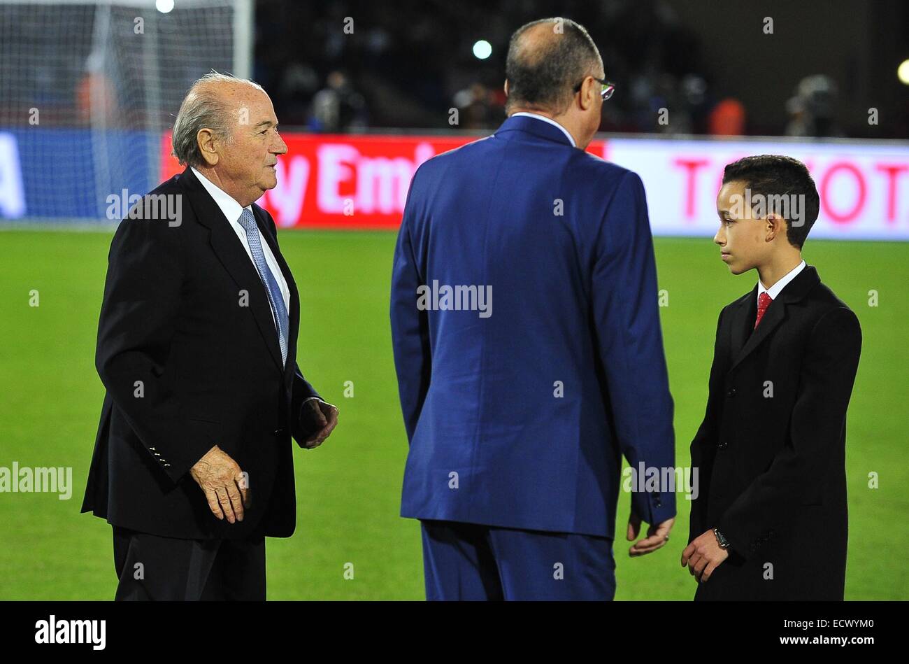 Marrakech, Morocco. 20th Dec, 2014. FIFA president JOSEPH BLATTER (L) and Morocco prince MOULAY HASSAN (R) during the FIFA Club World Cup 2014 in Marrakech. Credit:  Marcio Machado/ZUMA Wire/Alamy Live News Stock Photo