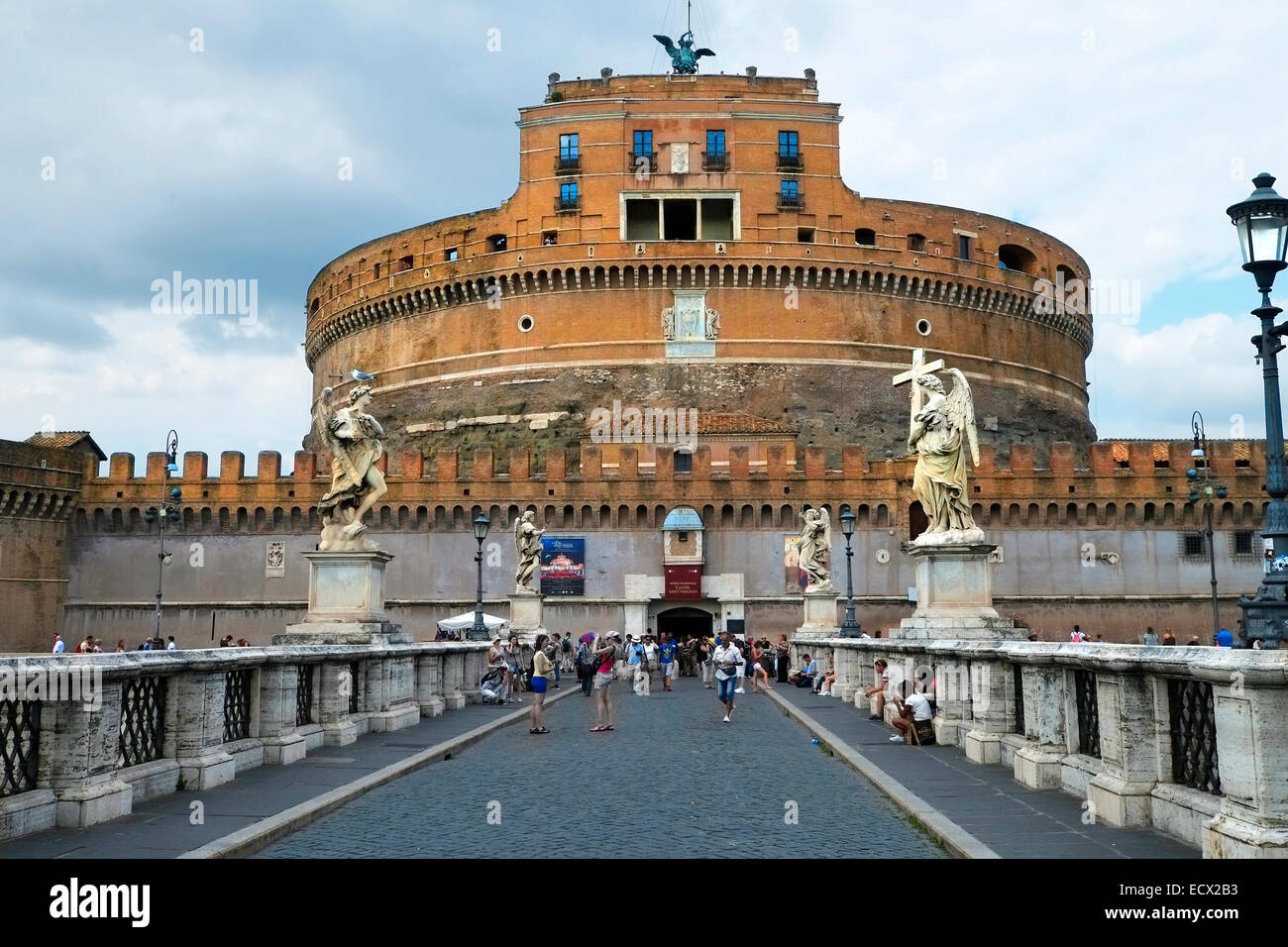Hadrian's Mausoleum Castle St. Angelo Rome Italy IT EU Europe Stock ...