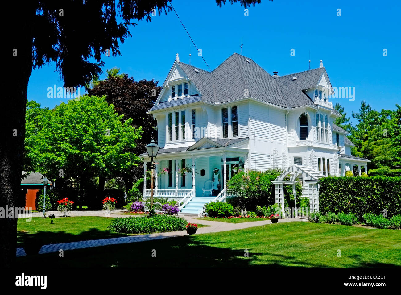 Old White Victorian Home