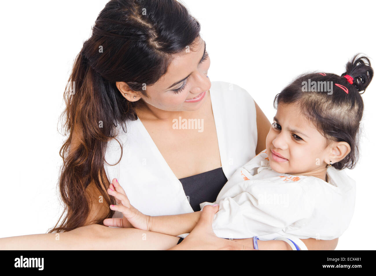 indian Mother Child Care Stock Photo Alamy