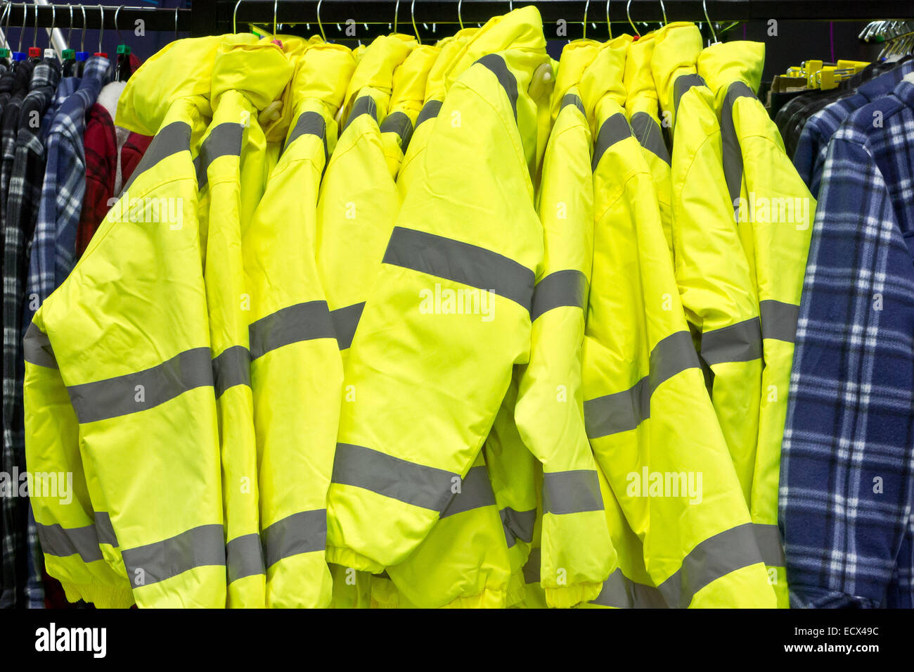 Bright yellow hi vis jacket hires stock photography and images Alamy