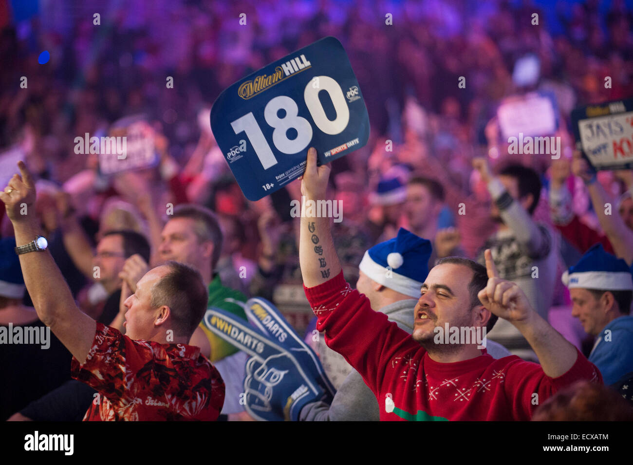 London, UK. 21st Dec, 2014. William Hill PDC World Darts Championship