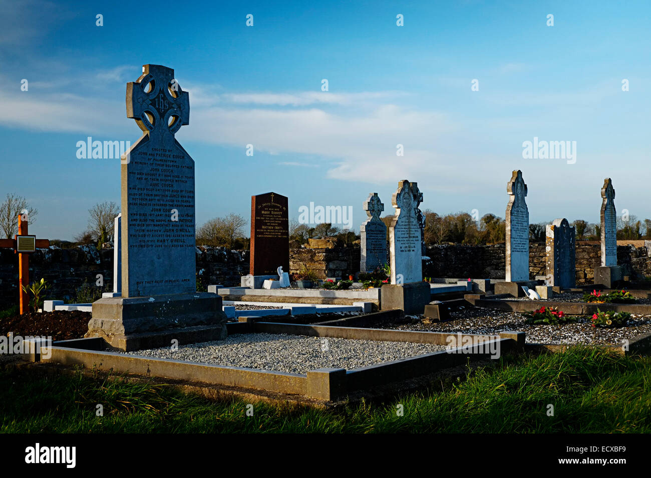 Cemetery North County Dublin Ireland Stock Photo Alamy