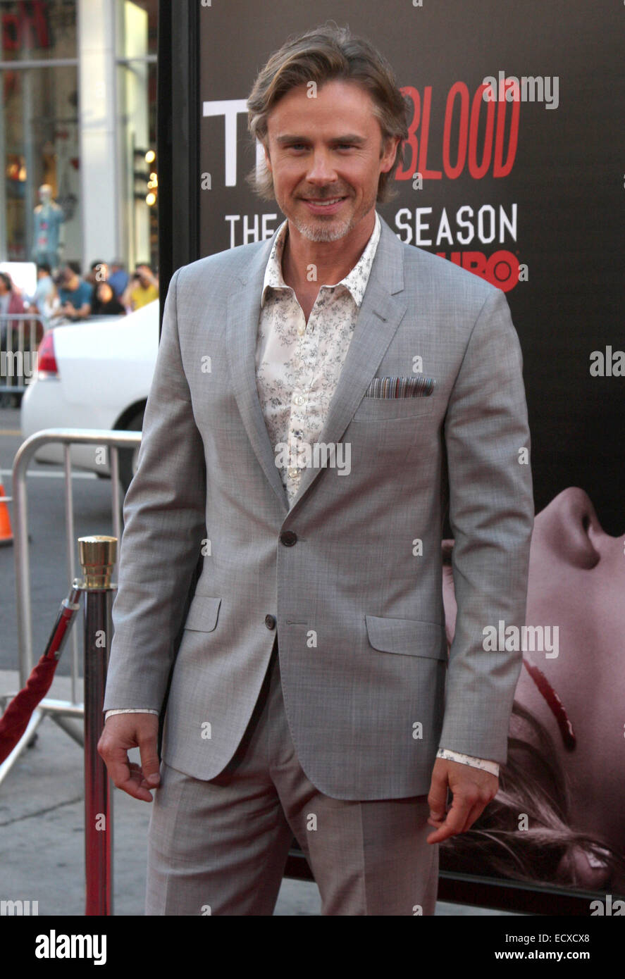 Final season premiere of HBO's 'True Blood' - Arrivals  Featuring: Sam Trammell Where: Los Angeles, California, United States When: 17 Jun 2014 Stock Photo