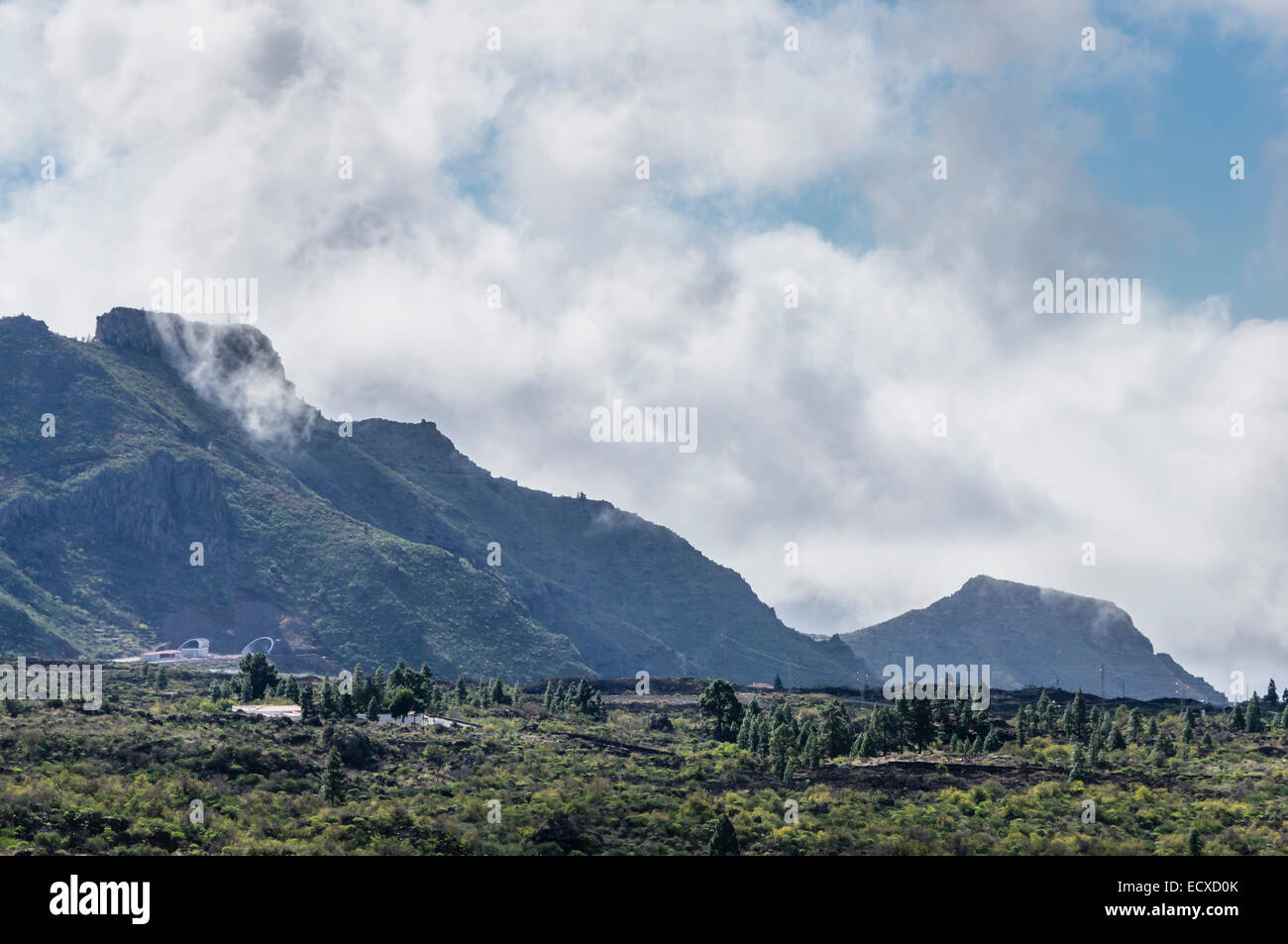 Tenerife - Valle de Arriba. The Abeque Ridge. Stock Photo