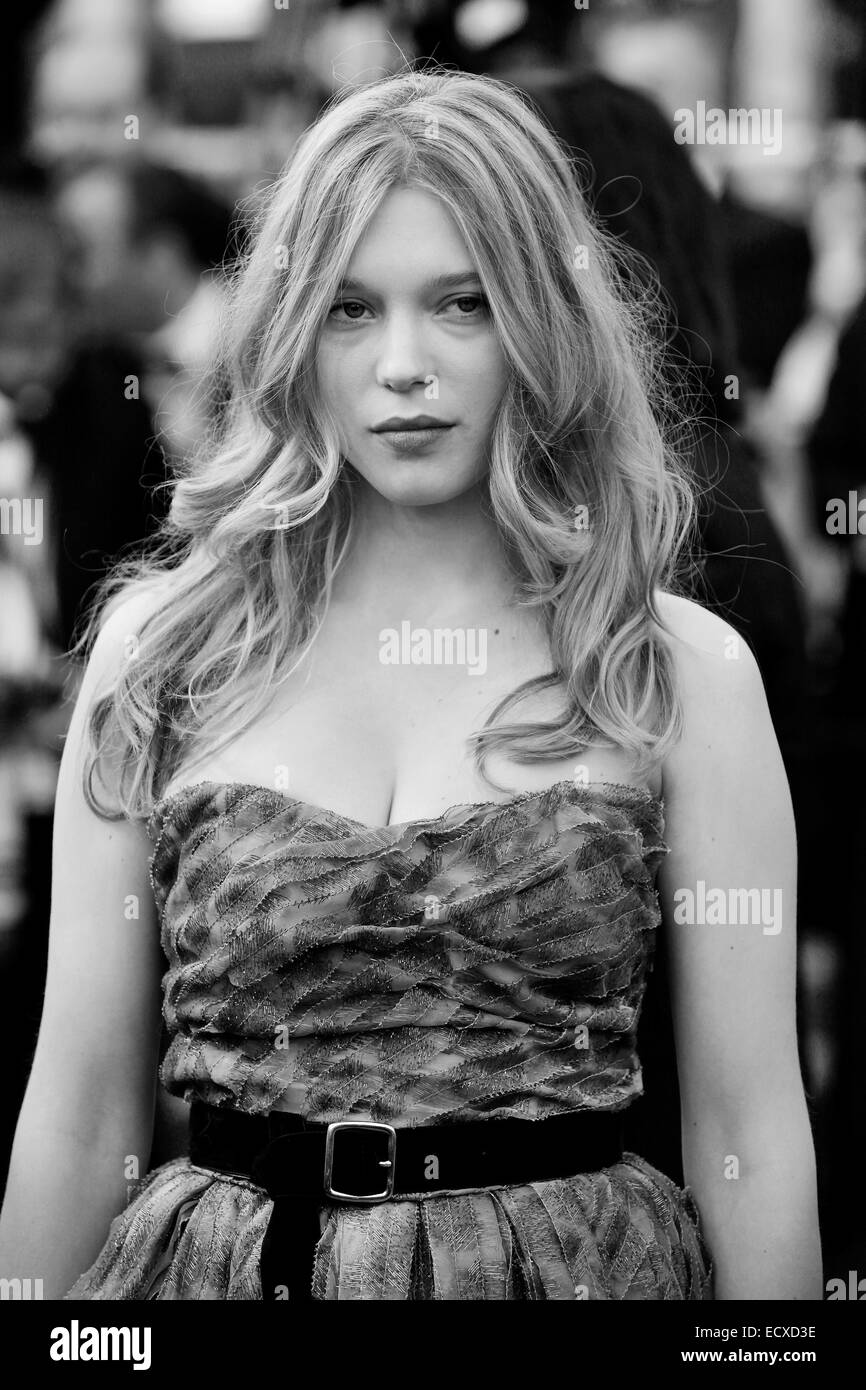 CANNES, FRANCE - MAY 13: Actress Lea Seydoux attends the premiere of 'On  Tour' during the 63rd Cannes Film Festival on May 13, 2 Stock Photo - Alamy