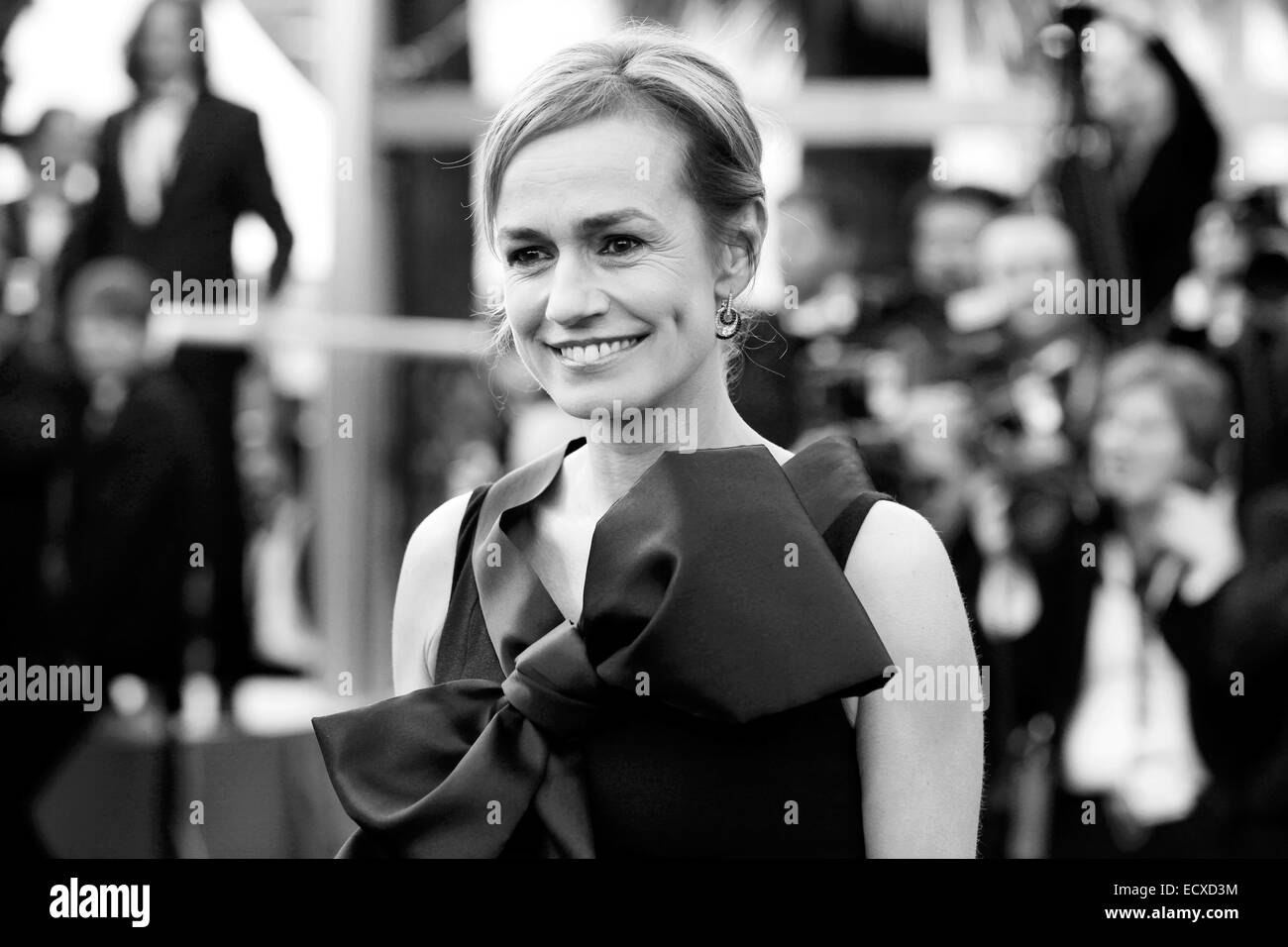 CANNES, FRANCE - MAY 13: Actress and director Sandrine Bonnaire attends the premiere of 'On Tour' during the 63rd Cannes Film Fe Stock Photo