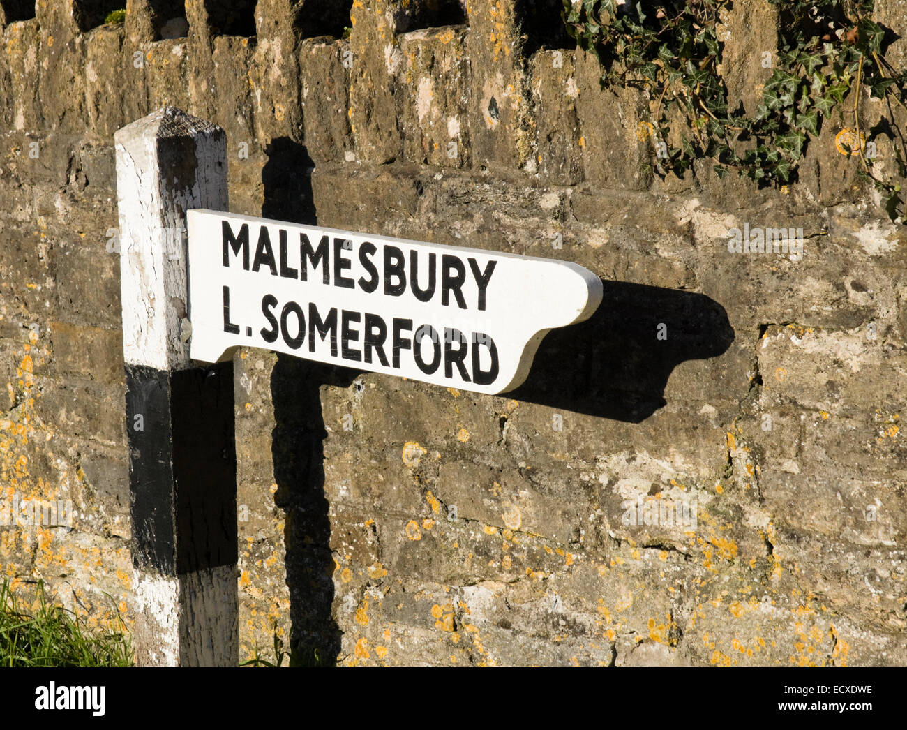 Great Somerford Village Wiltshire England Malmesbury and Lower