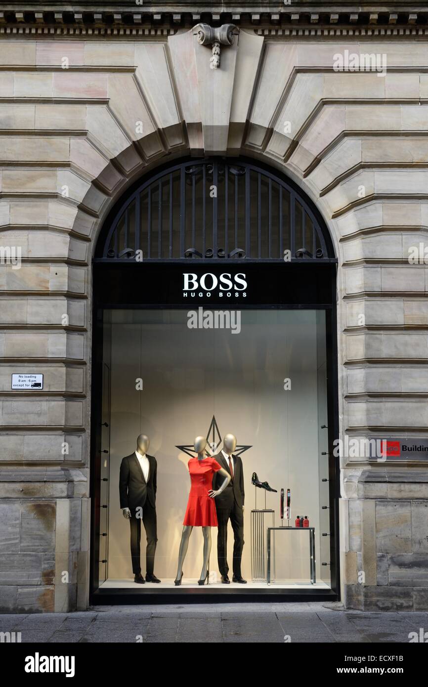 The Hugo Boss clothing store in Glasgow, Scotland, UK Stock Photo - Alamy