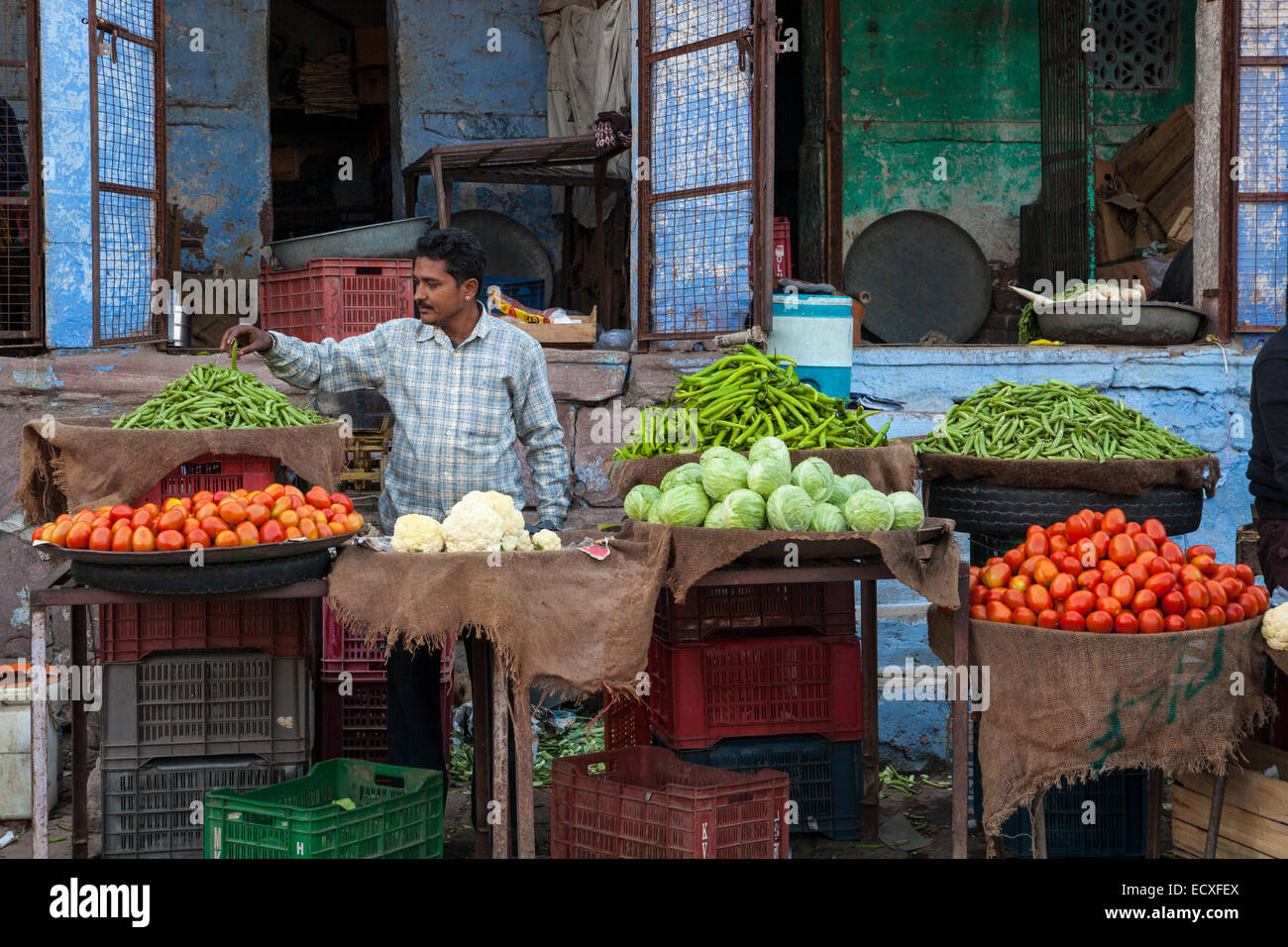 Indian vegetable market hires stock photography and images Alamy