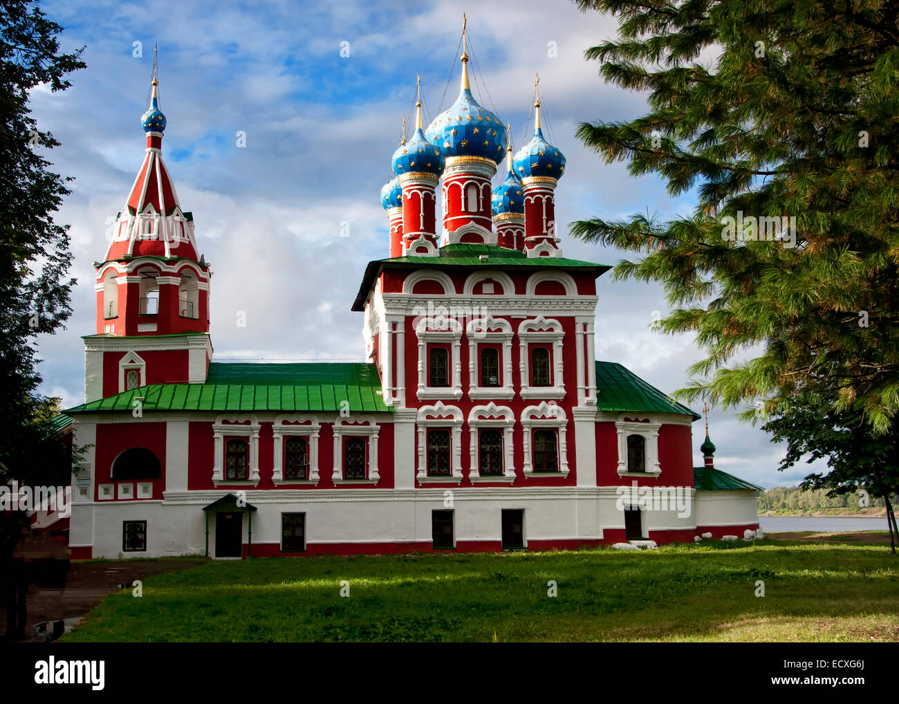 Church of St. Dmitry on the Blood in Uglich Northern Russia Stock Photo ...