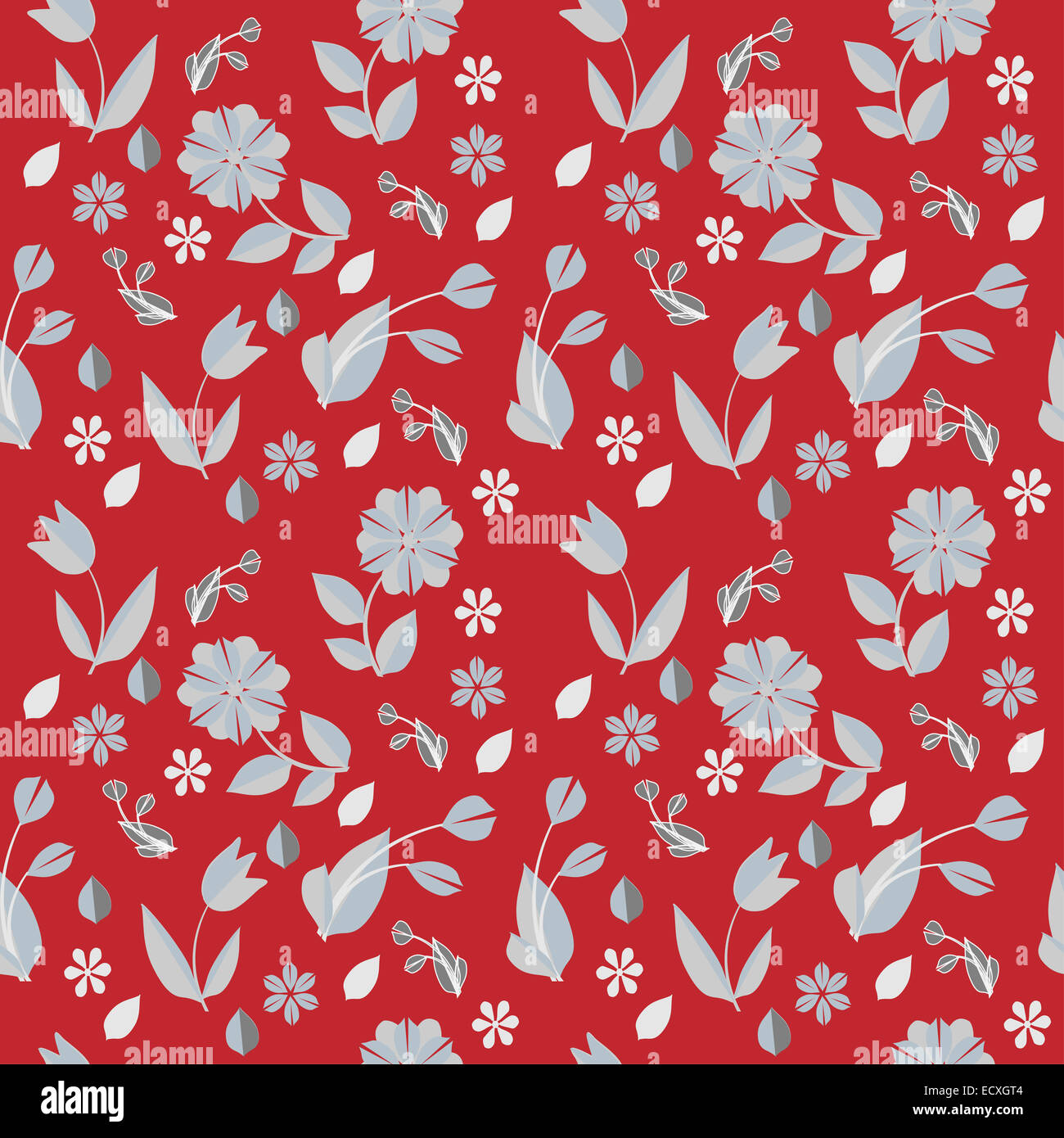 Seamless flower background Stock Photo - Alamy