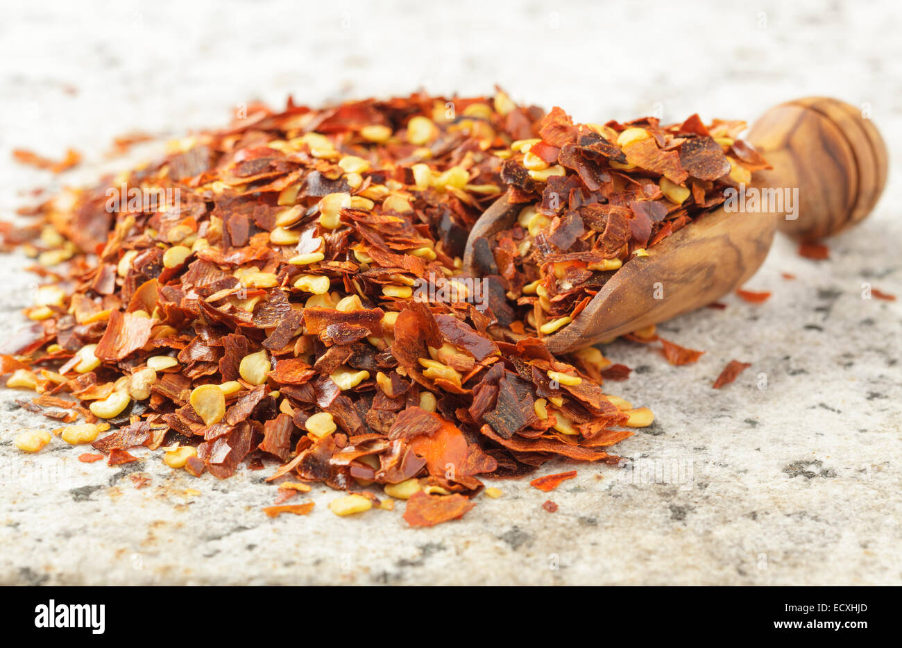 Chilli Flakes Stock Photo