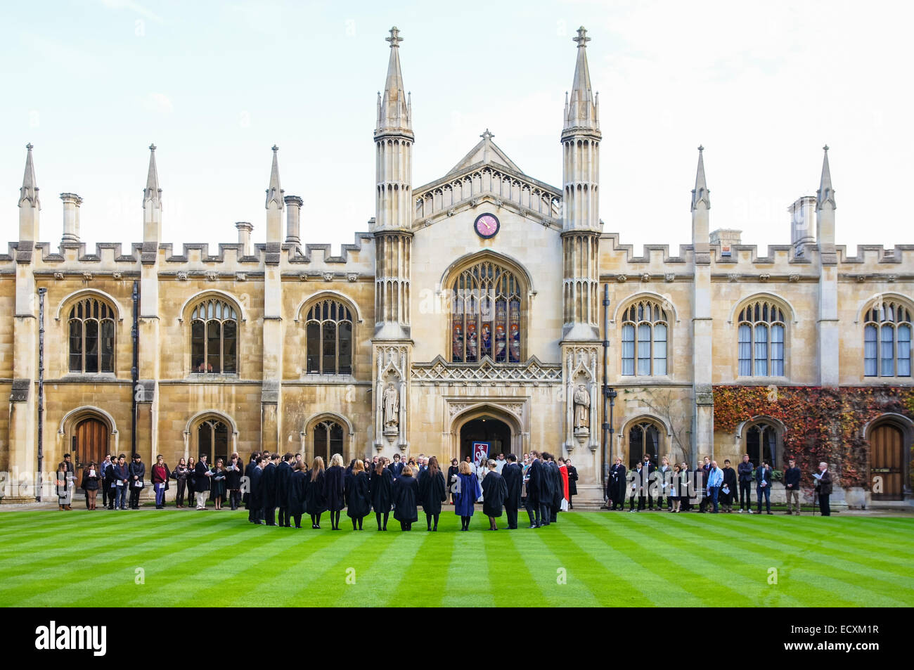 The University of Cambridge, Corpus Christi College in Cambridge Cambridgeshire England United Kingdom UK Stock Photo