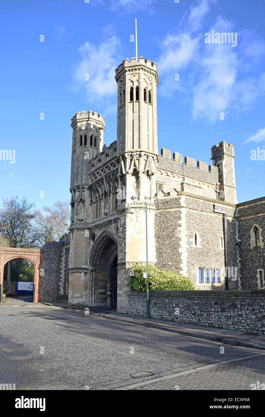 Abbot Fyndon´s Great Gate. Previously an entrance to St Augustine´s