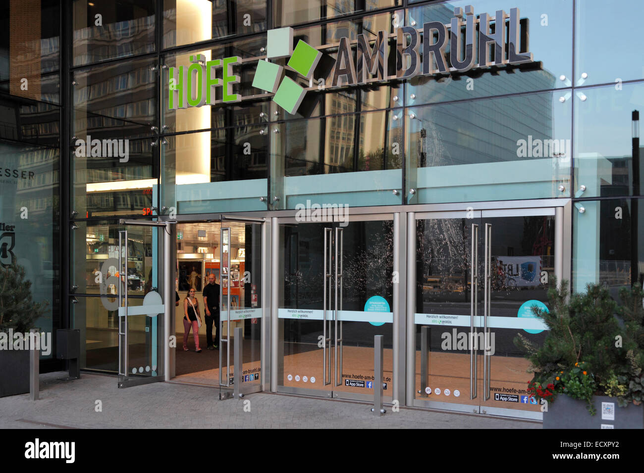 shopping centre Höfe Am Brühl in Leipzig, Germany Stock Photo Alamy