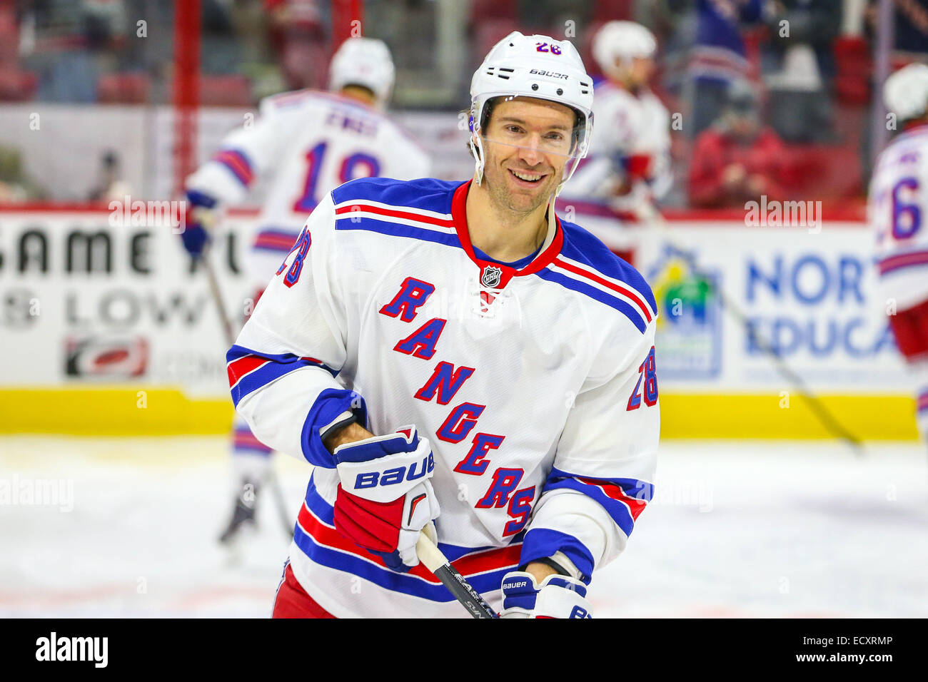 Raleigh, North Carolina, USA. 20th Dec, 2014. New York Rangers center ...