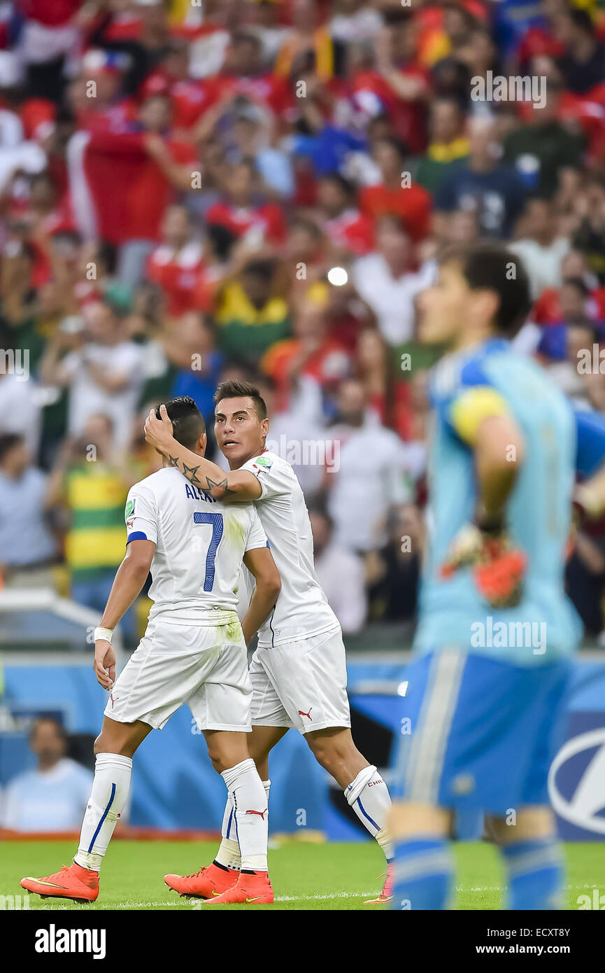 2014 FIFA World Cup - Group B Match, Spain V Chile - Held At Maracana ...