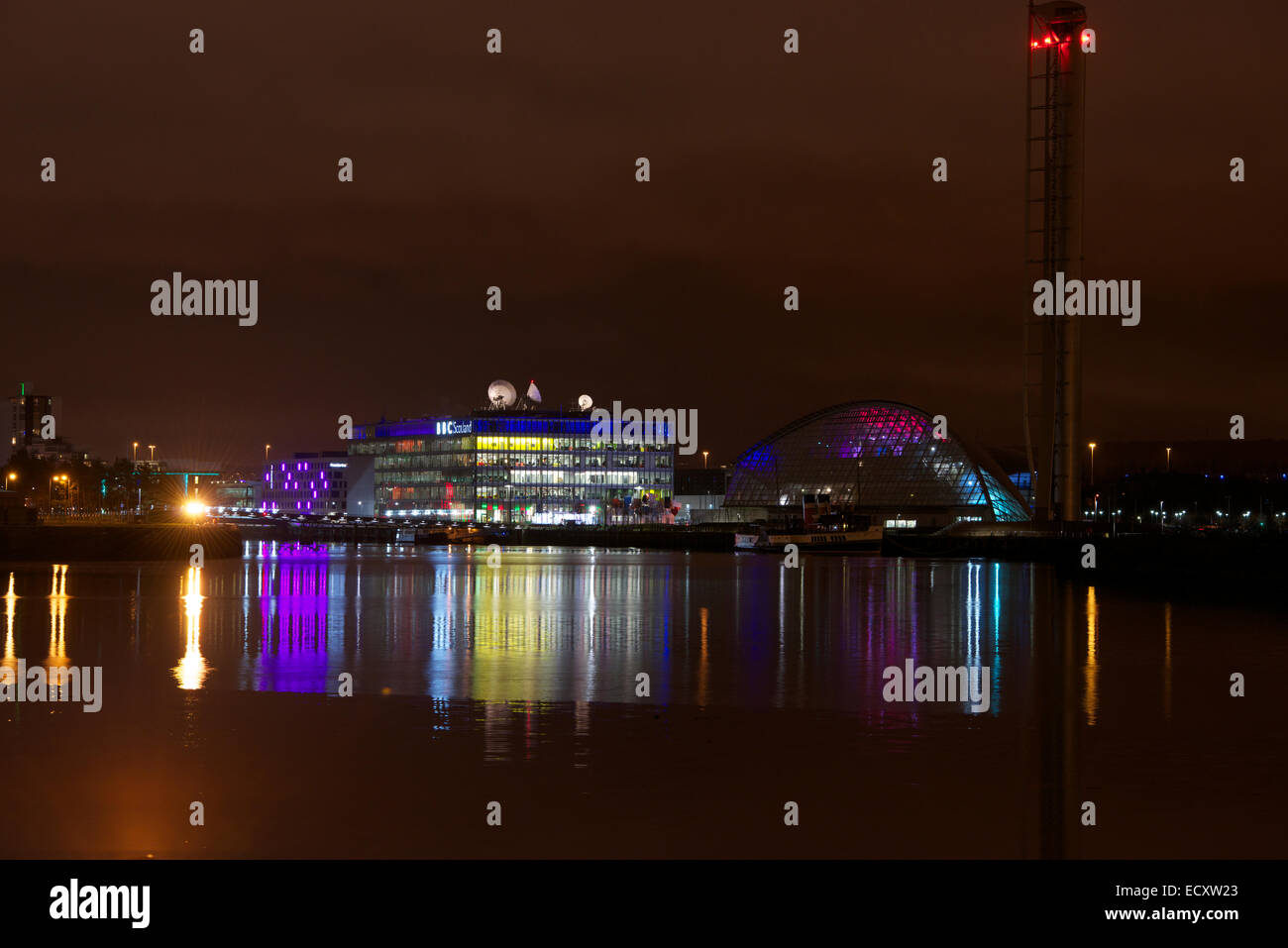 Pacific Quay, Glasgow. Stock Photo