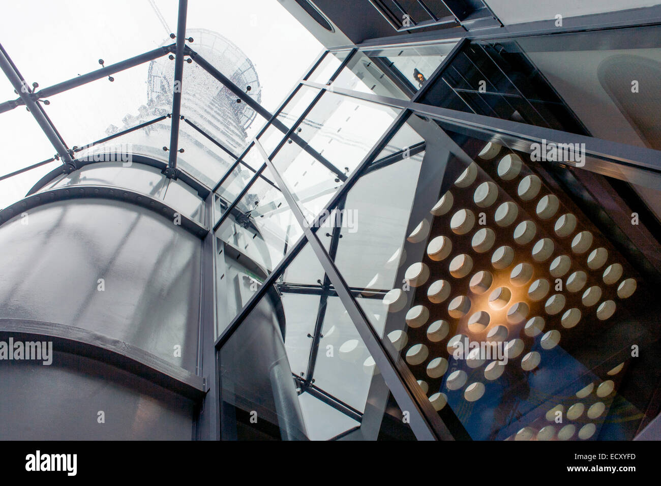 Heathrow airport's NATS Air Traffic Control tower, London, England. Stock Photo